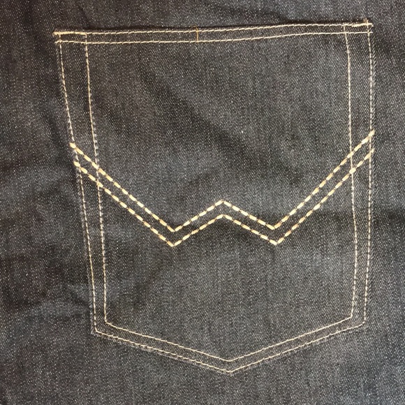 Henry & William Black Raw Straight Leg Denim Jeans Size 50 x 32 NWOT - Picture 6 of 9